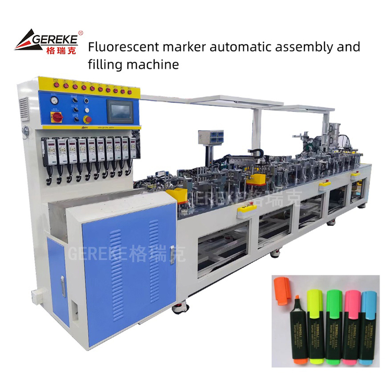 Marker Pen (double Nib) Automatic Assembly And Filling Machine